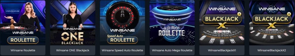 Winsane Live-Casino